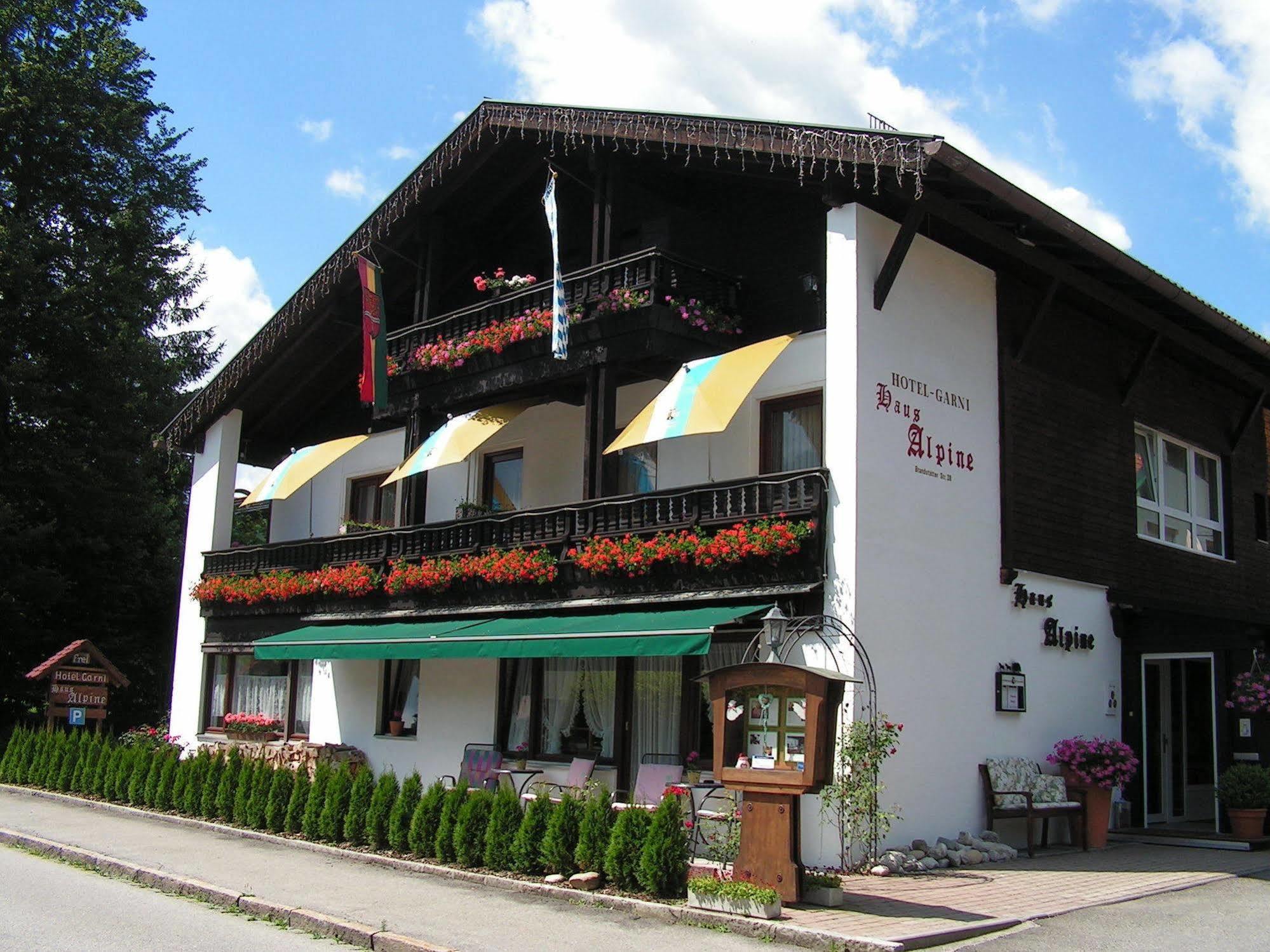 Hotel Garni Haus Alpine - Chiemgau Karte Inkl 루폴딩 외부 사진